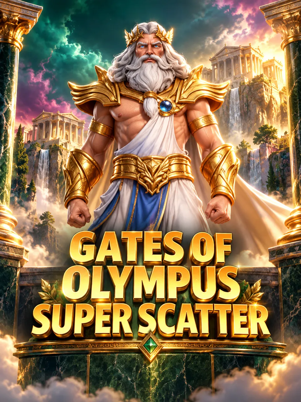 Gates of Olympus Super Scatter ဂိမ်း၏ ပုံရိပ်